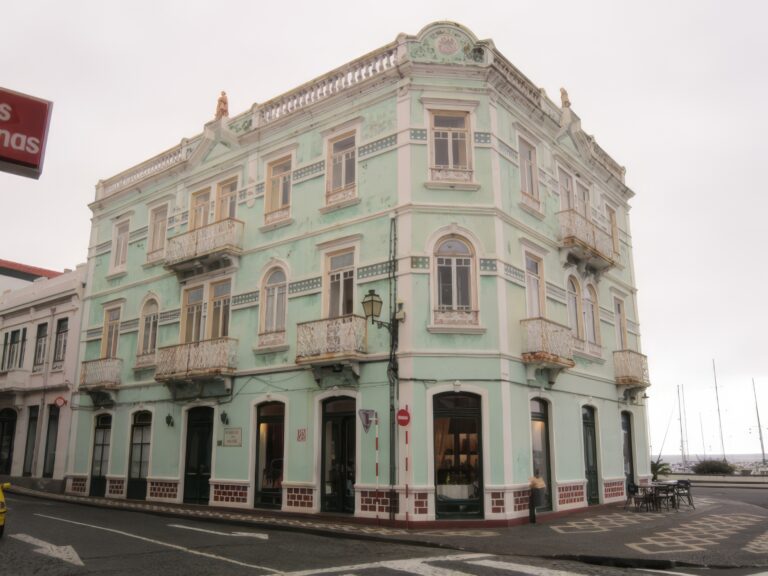Restoration of Historic Hotel Faial Island building in 2010